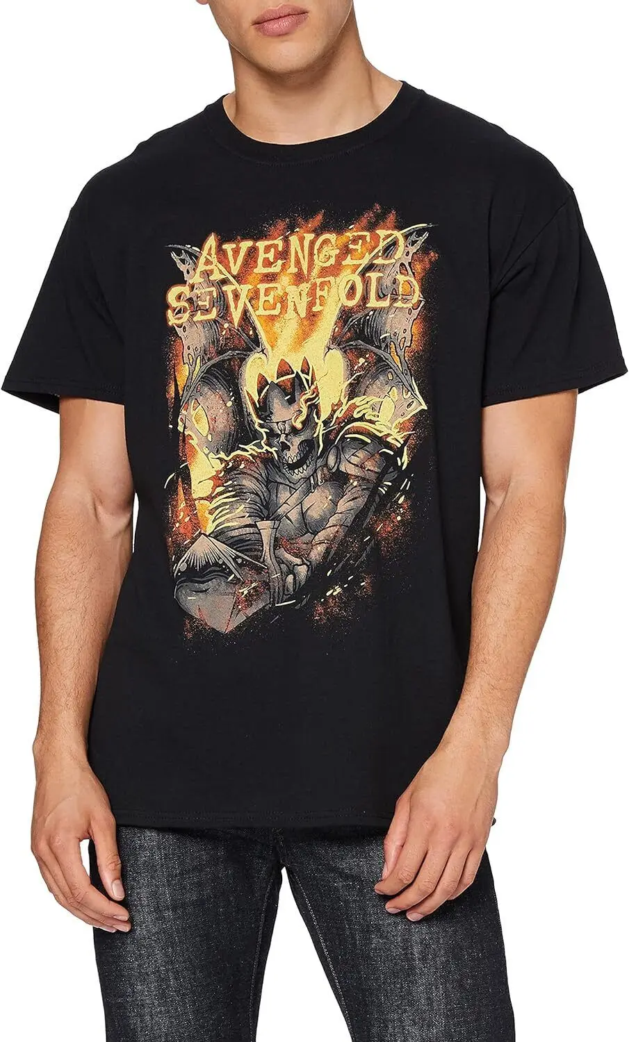 New Sevenfold Black Gift For Fan Cotton Size S-234XL Adults T-Shirts BT041