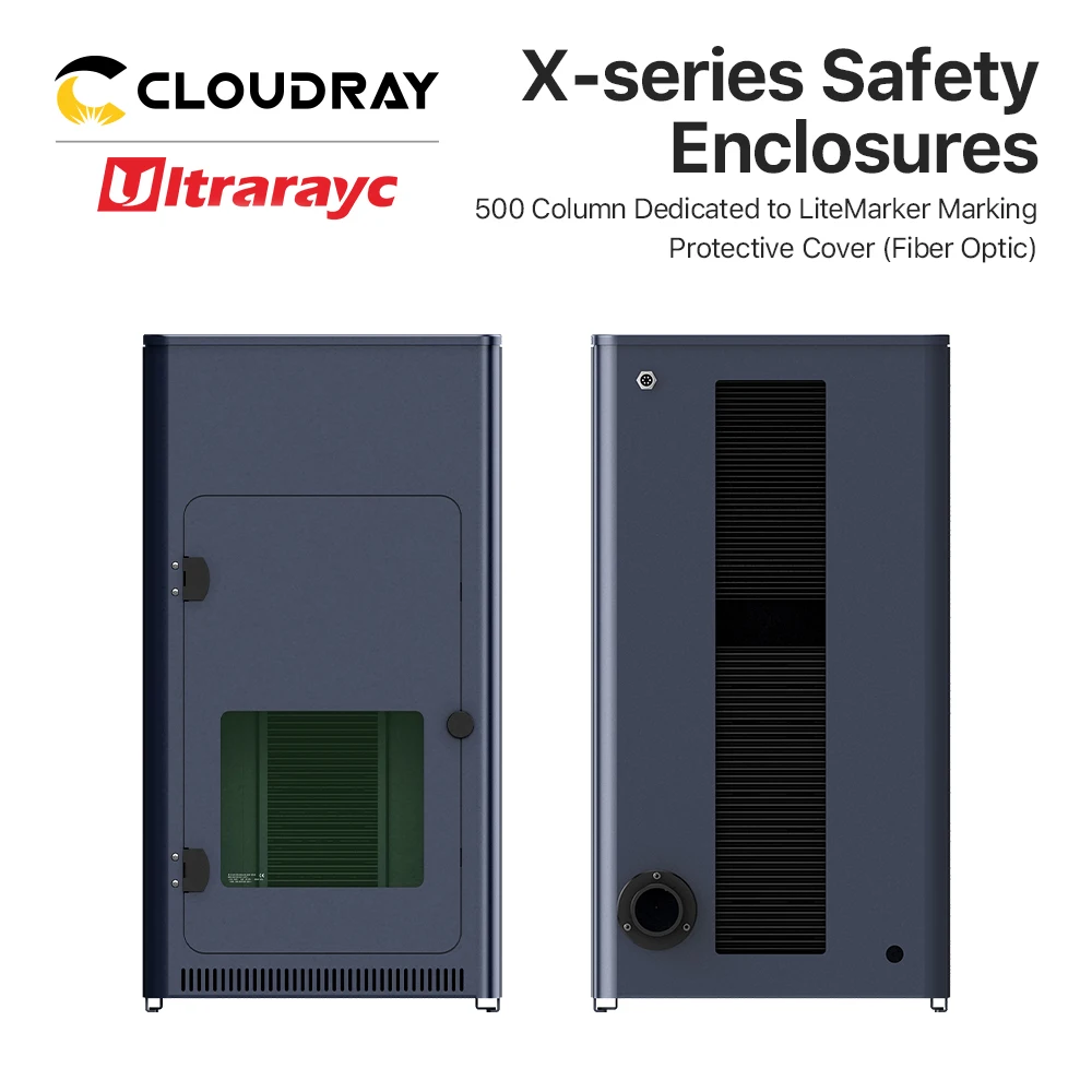 Imagem -02 - Ultrarayc Capa Protetora para Fibra Co2 uv Máquina de Marcação a Laser Gabinete Segurança 500 mm Coluna Elevador Litemarker Proteger Capa