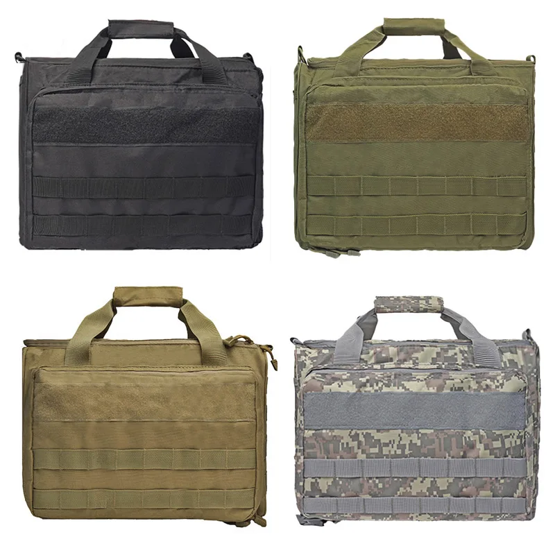 

Waterproof Tactical Molle Range Bag Hunting Accessories Nylon Sniper Shooting Pistol Gun Case Pack Outdoor Sport Shoulder Bag