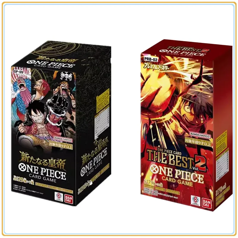 En Stock Bandai Original Anime Booster Box One Piece Op09 PRB01 despertar de la nueva era Tcg tarjeta de colección juguete para regalo para niños