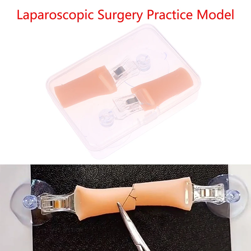 1Set Laparoscopic Surgery Simulation Intestinal Anastomosis Training Modules Intestine Bowel Suture Practice Model