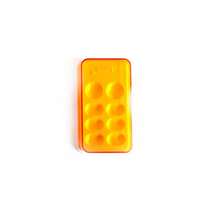 Small Size Dental Mixing Well Composite U Resin Light-proof Shading Box Protector Orange