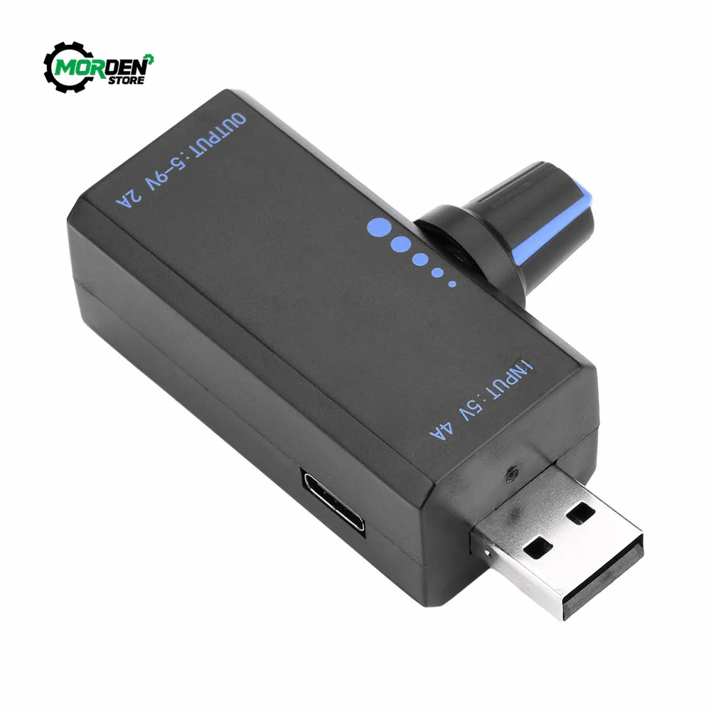 DC5V 4A 18W USB Speed Controller Fan Radiator Stepless Speed Controller Adjustable Control USB Fan Speed Radiator Power Supply