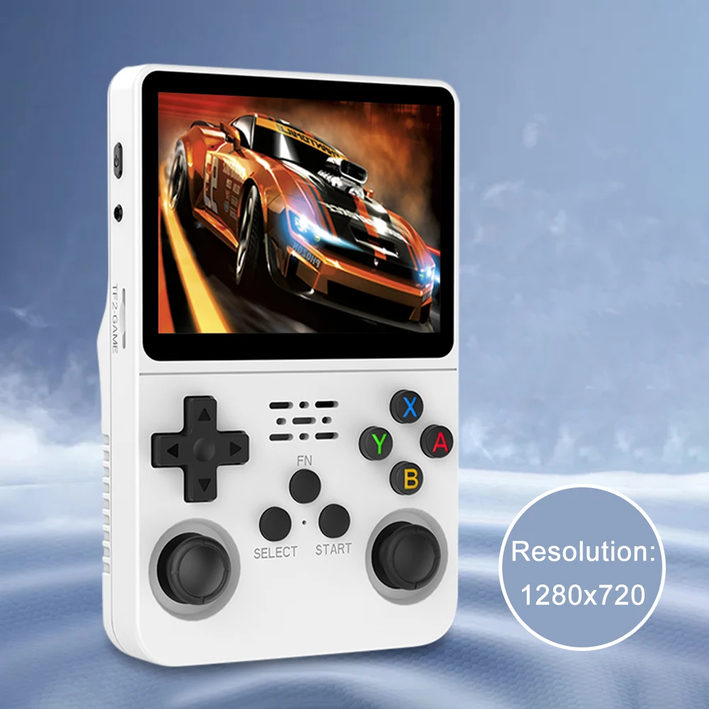 مشغل فيديو جيب محمول R36S نظام لينكس 3.5 بوصة IPS شاشة مشغل فيديو صغير 64/128 جيجابايت 10000 ألعاب هدية للأطفال والكبار #6