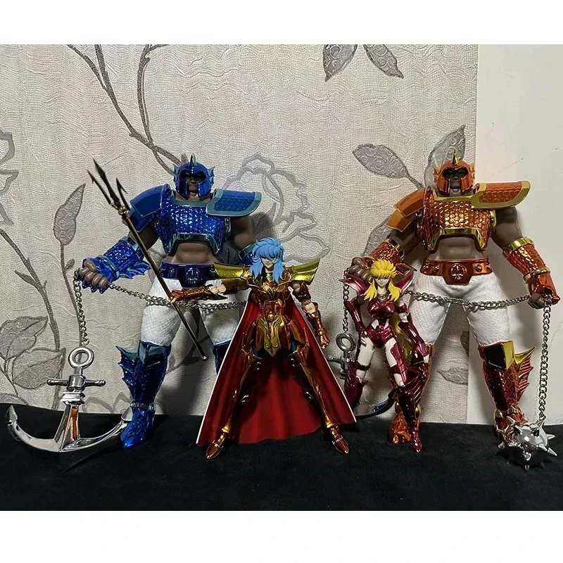 In Stock Saint Seiya Myth Cloth EX Poseidon Marine Tall Soldier Guards Knights of the Zodiac GK Resin Figure 27cm