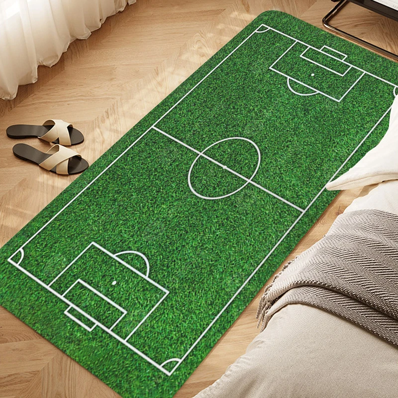 Football Field Area Bedroom Rug Balcony Porch Foot Mat Non-slip Room Floor Carpet for Kitchen Custom Doormat Entrance Door Home