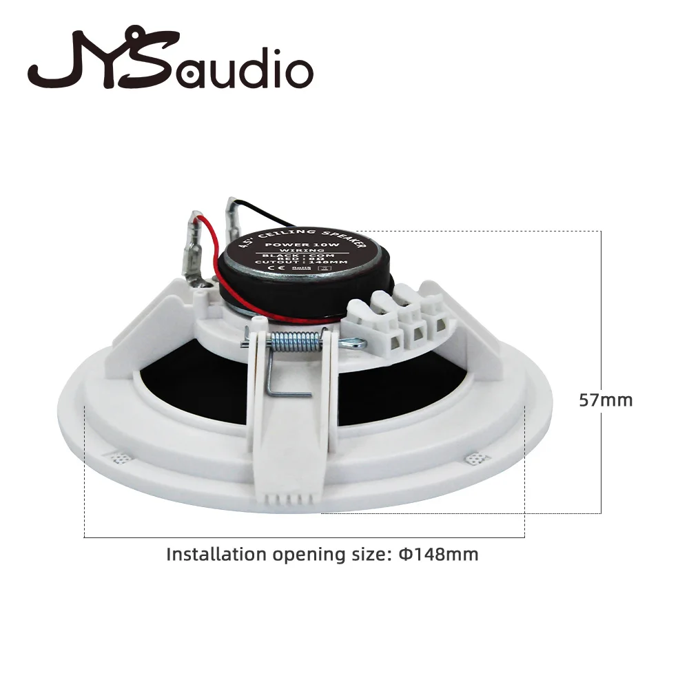 مكبر صوت بدون إطار للسقف 10 وات 8 أوم مكبرات صوت منزلية ذكية مقاومة ثابتة مجموعة كاملة من سماعات الرأس الاحترافية #4