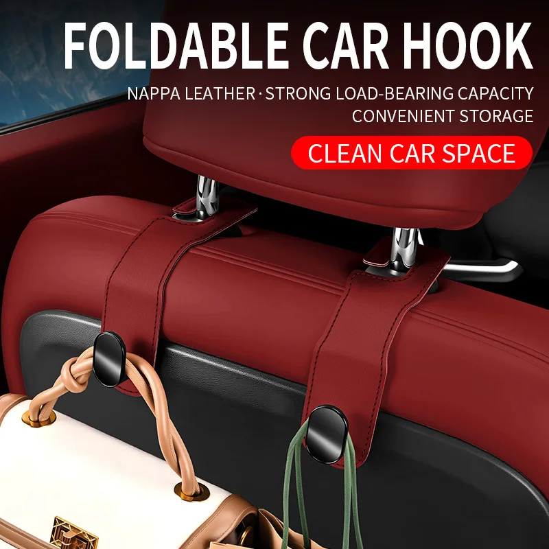 Car hook  pendant Seat back Hidden double hook Rear bag Storage hook  pendant