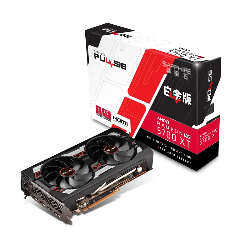 Wholesale 100% Original Graphics Card RX 5700xt 8GB GDDR6 Rx 5700xt Graphics Cards 8gb In Stock