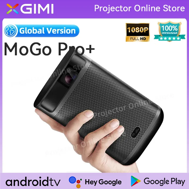 XGIMI Mogo Pro Plus Projector 1080P Android Wifi Portable Mini Projector Screenless TV Home Theater Auto Focus Global Version