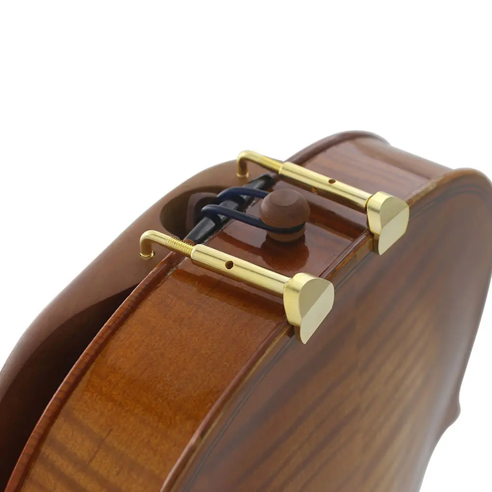 2Pcs Violin Chin Rest Screws Zinc Alloy Rustproof Corrosion Resistant Smooth Hand Feel Easy to Install Violin Accessories