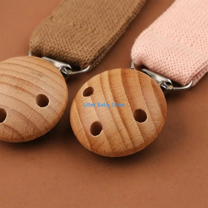 

N80C Newborns Teether Rope Soothing Toy Strap Anti-fall Pacifier Clip Lanyard Chain