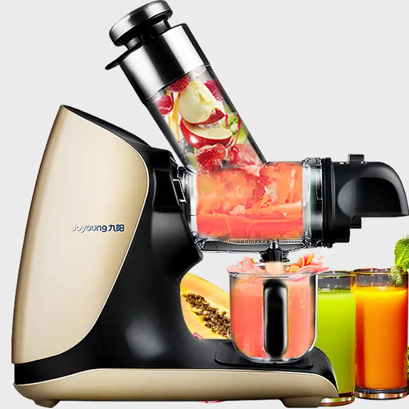 1pc 220V JYZ-E19 Household juice machine slow-speed automatic juice residue separation fruit and vegetable juicer