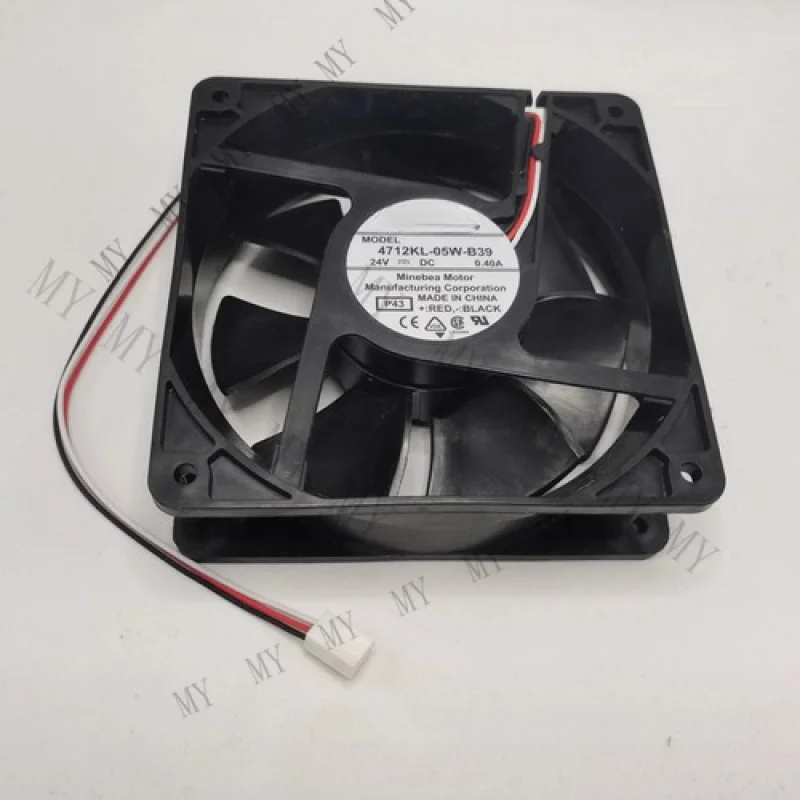 

TT NMB-MAT 4712KL-05W-B39 DC24V 0.4A 12038 12CM 3-Wire Inverter Cooling Fan