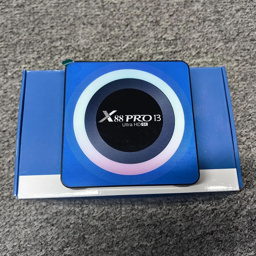 X88Pro13กล่องทีวี Android13.0ร็อคชิป RK3528 4GB 32GB/64GB Wifi6 BT5.0 2.4G/5G WIFI 8K UHD กล่องสมาร์ททีวีสมาร์ทเซ็ทท็อปบ็อกซ์2GB16GB