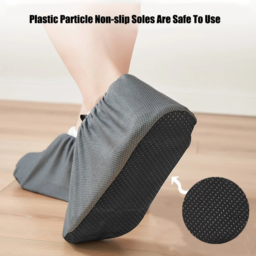 Household Non-slip Shoe Covers for Shoes Dust Proof Reusable Rain Boots Cover Men Women Indoor Washable Overshoes Accessories