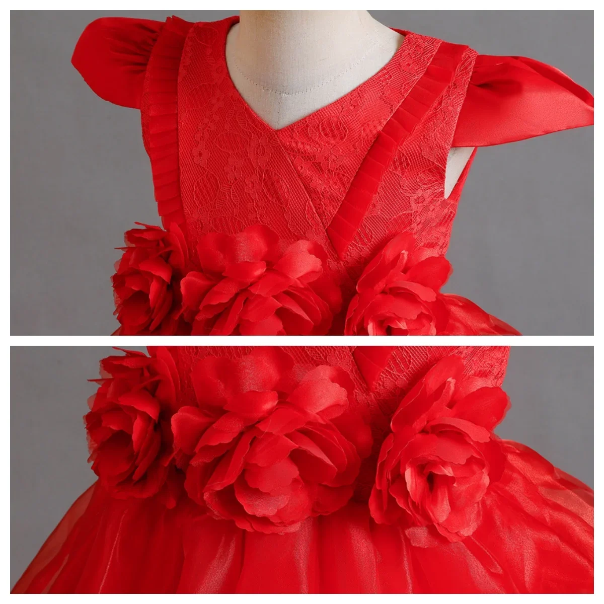 Vestido elegante de Princesa para niñas, ropa rosa de lujo para fiesta de cumpleaños, vacaciones, 5 a 8, 10, 12 años, 2024