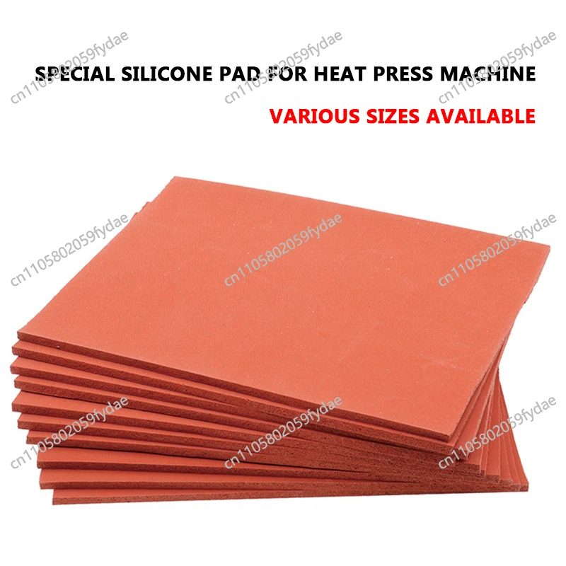 Heat Press Machine Silicone Pad Thickened Foam Board High Temperature Resistant Rubber Board For Thermal Transfer Equipment
