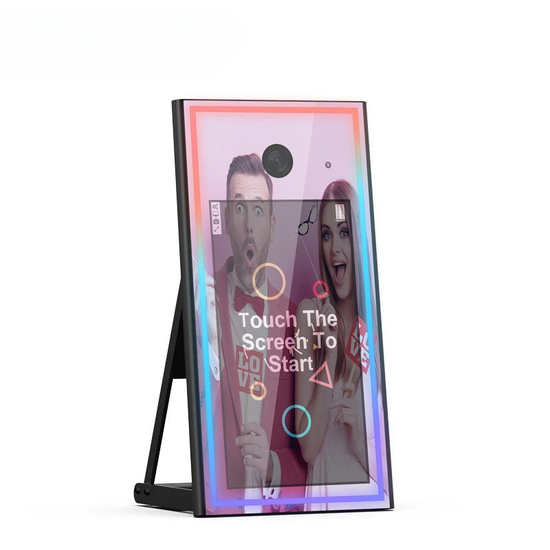 Newest High Quality Magic Mirror Photo Booth Led Frame with Big Screen for Sale