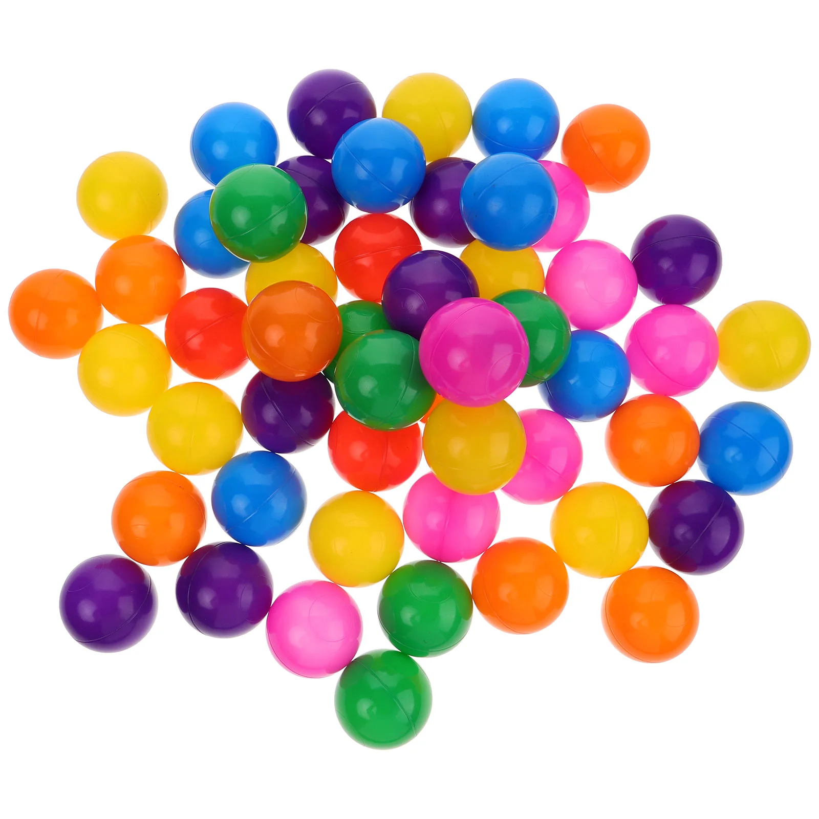 50 Pcs Baby Bobo Ball Plastic Ocean Balls Pit for Dogs Toddlers Mini Play Christmas Soft Net