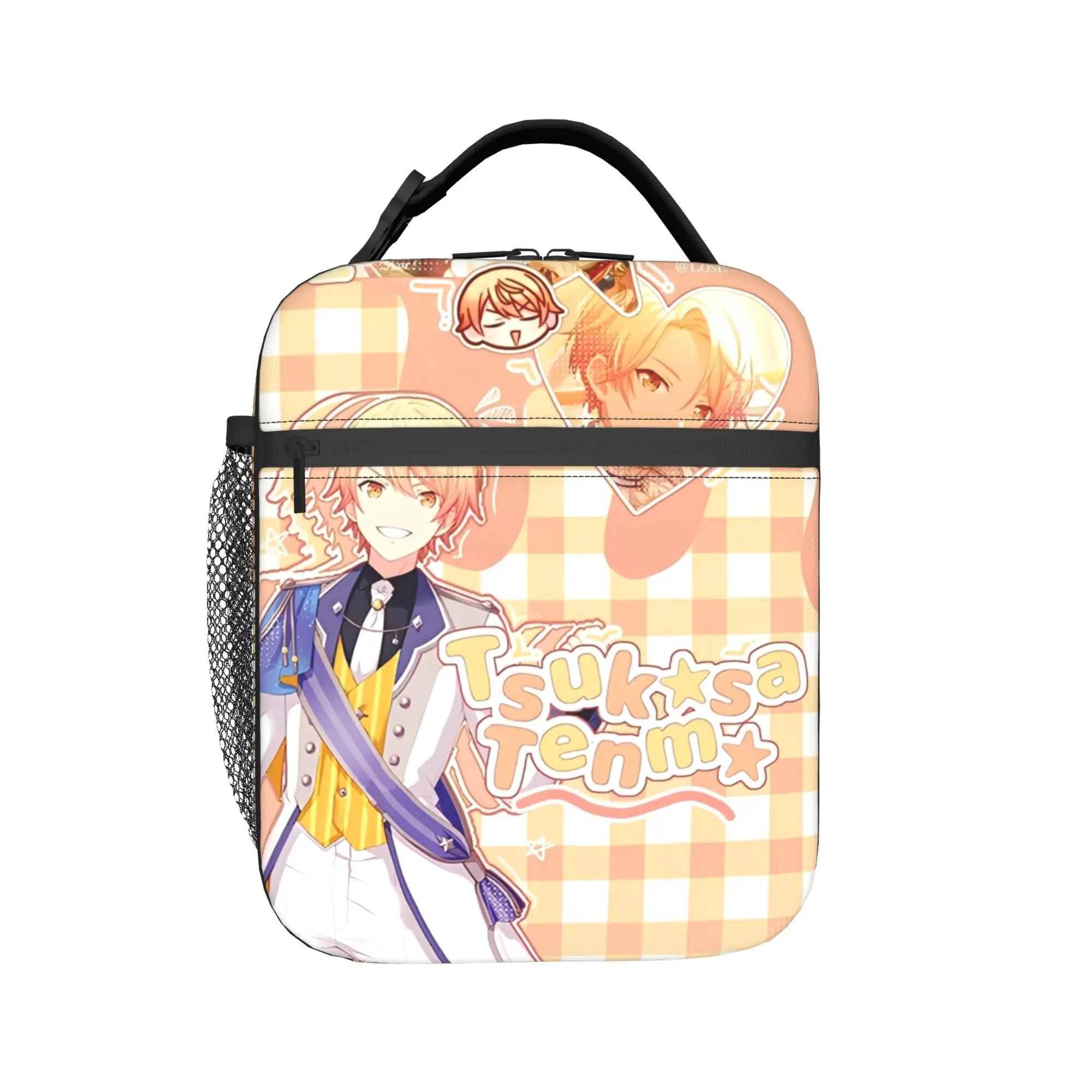 sekai tsukasa tenma Insulated Lunch Bag for Men Women  Storage Food Box Portable Thermal Cooler Lunch Box For School Office