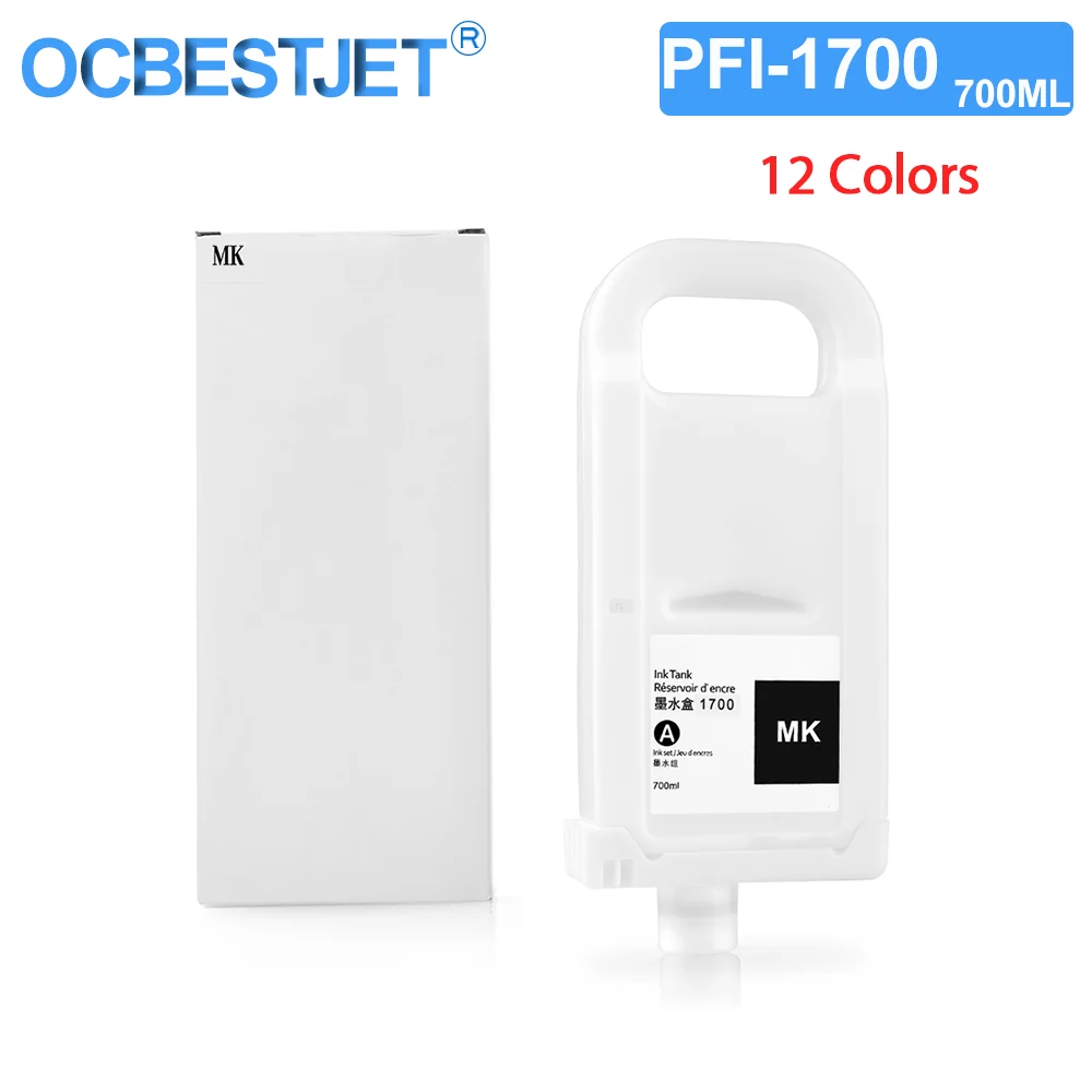 PFI-1700 PFI1700 Refillable Ink Cartridge With ARC Chip For Canon Pro 2000 4000 4000s 6000 6000s pro 2100 4100 6100 Printer