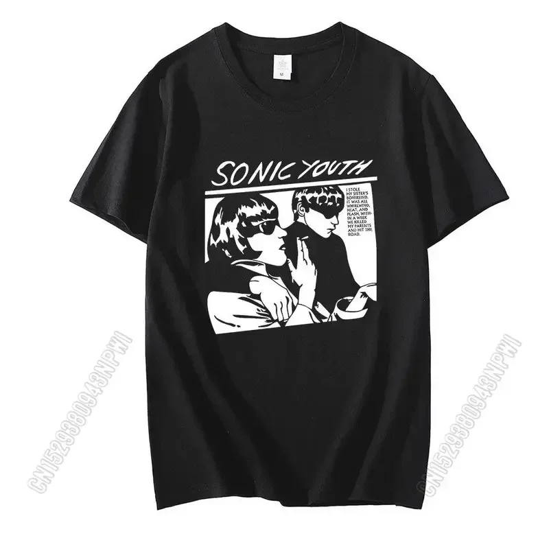 2024 Soonnic Youth Rock Band Men's T-Shirts 100% Cotton Graphic Couple Tees Oversize Unisex Funny D Streetwears