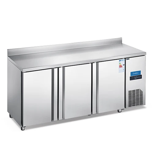 

Economical Style 2m Stainless Steel Undercounter Freezer 3 Door Air-Cooled Compressor Cooling System Mechanical Temperature