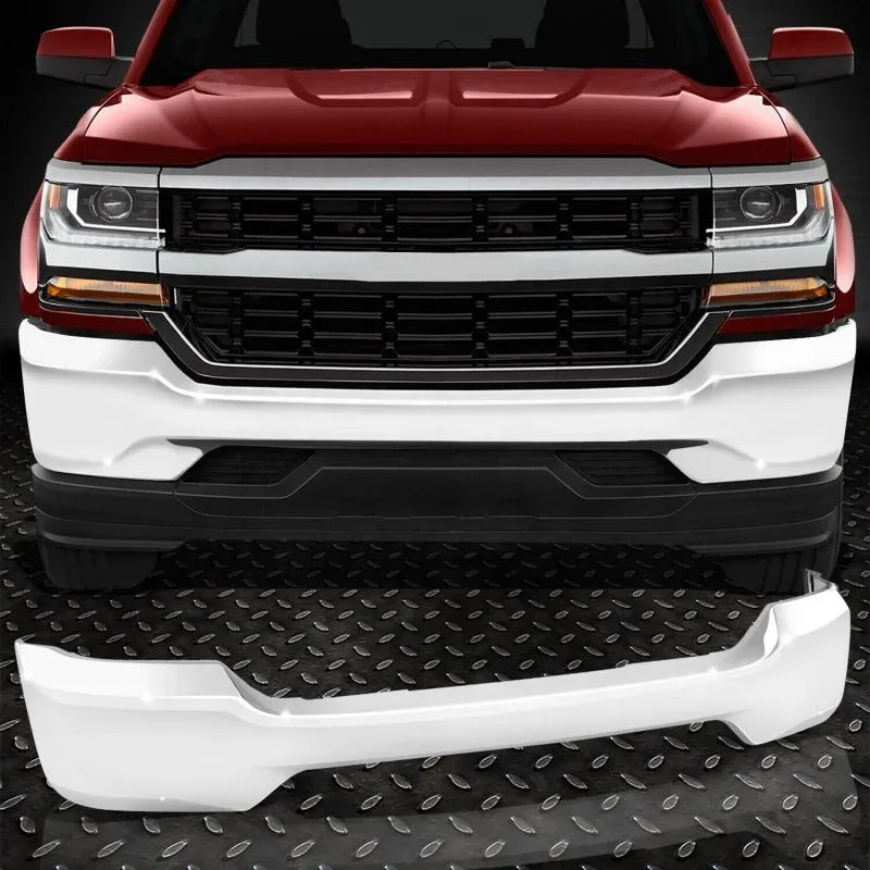

Chrome Steel Front Bumper Face Bar Bumper for 2016-2018 Chevy Silverado 1500 16-18