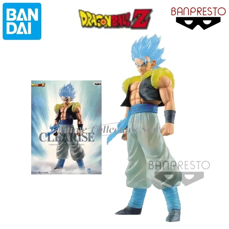 Bandai BANPRESTO Dragon Ball Super Blue Jelly Head Gogeta Vegetto Vegeta IV Anime Character Model Toys Desktop Ornaments Gifts