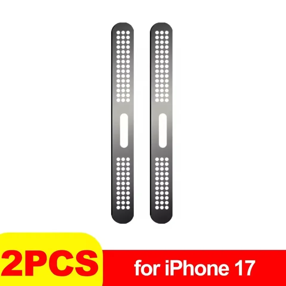 Metall Staubdicht Net Aufkleber Für iPhone 17 Pro 17 Pro Max Hörer Lautsprecher Loch Anti-staub Mesh Schutz Für iPhone 17