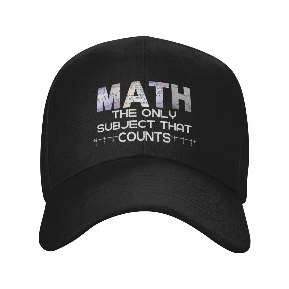 Math is the Only Subject That Counts Baseball Cap Ball Cap fun hats Women's Hats 2025 Men's