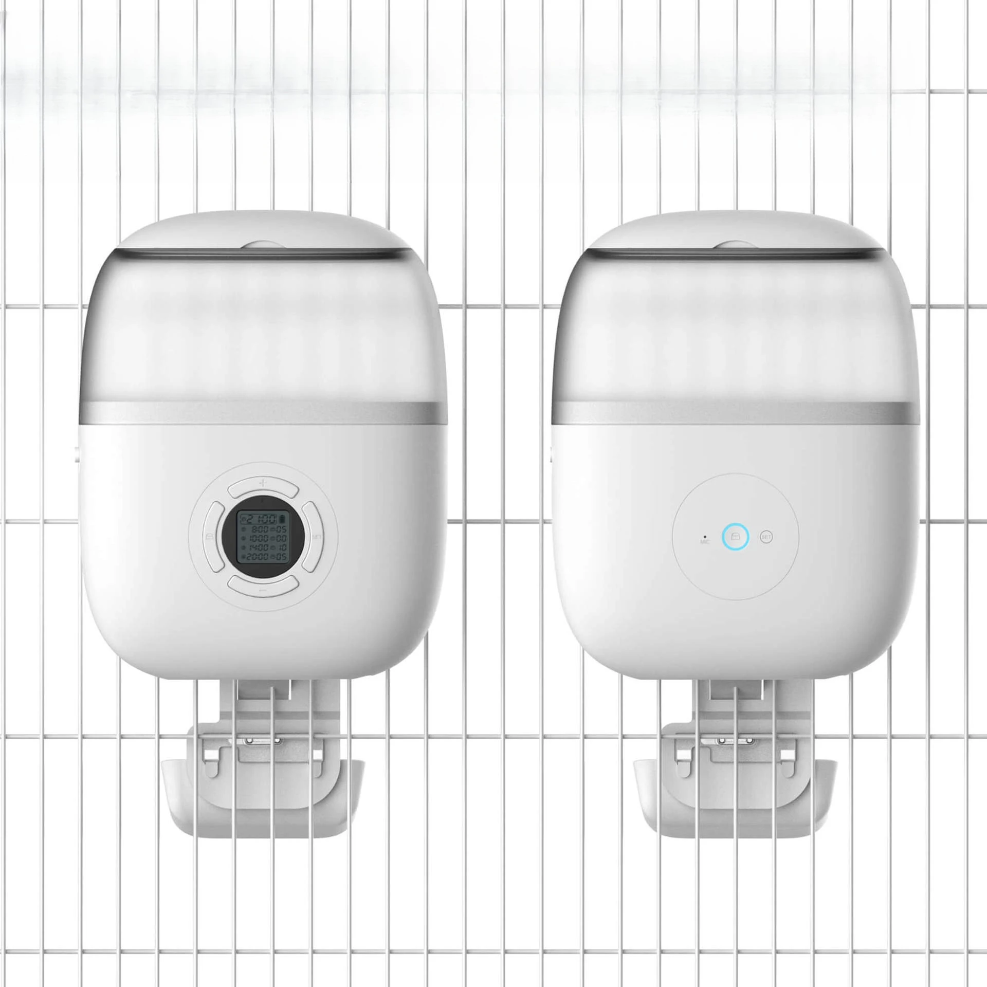 Cage-mounted intelligent rabbit feeder, cross-border 200W ultra-clear camera APP remote pet feeder