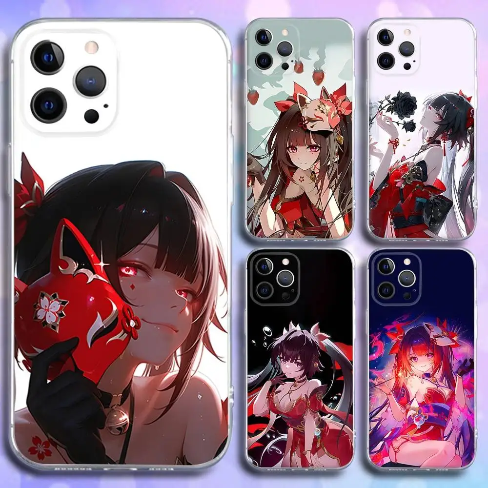 

S-Sparkle Game H-Honkai Phone Case For iPhone 17,16,15,14,13,12,11 Pro,Max,Plus,X,XS,XR,SE4,E Mini Transparent Soft Cover