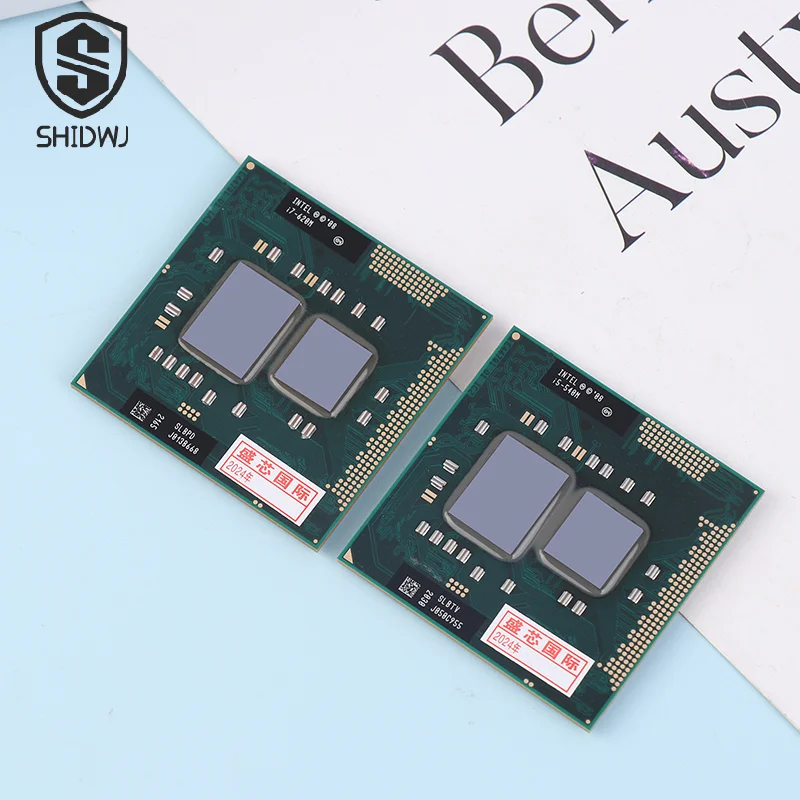 1Pcs I5 560M 430M 450M 460M 480M 520M 540M 580M I7 620M 노트북 CPU 컴퓨터 액세서리