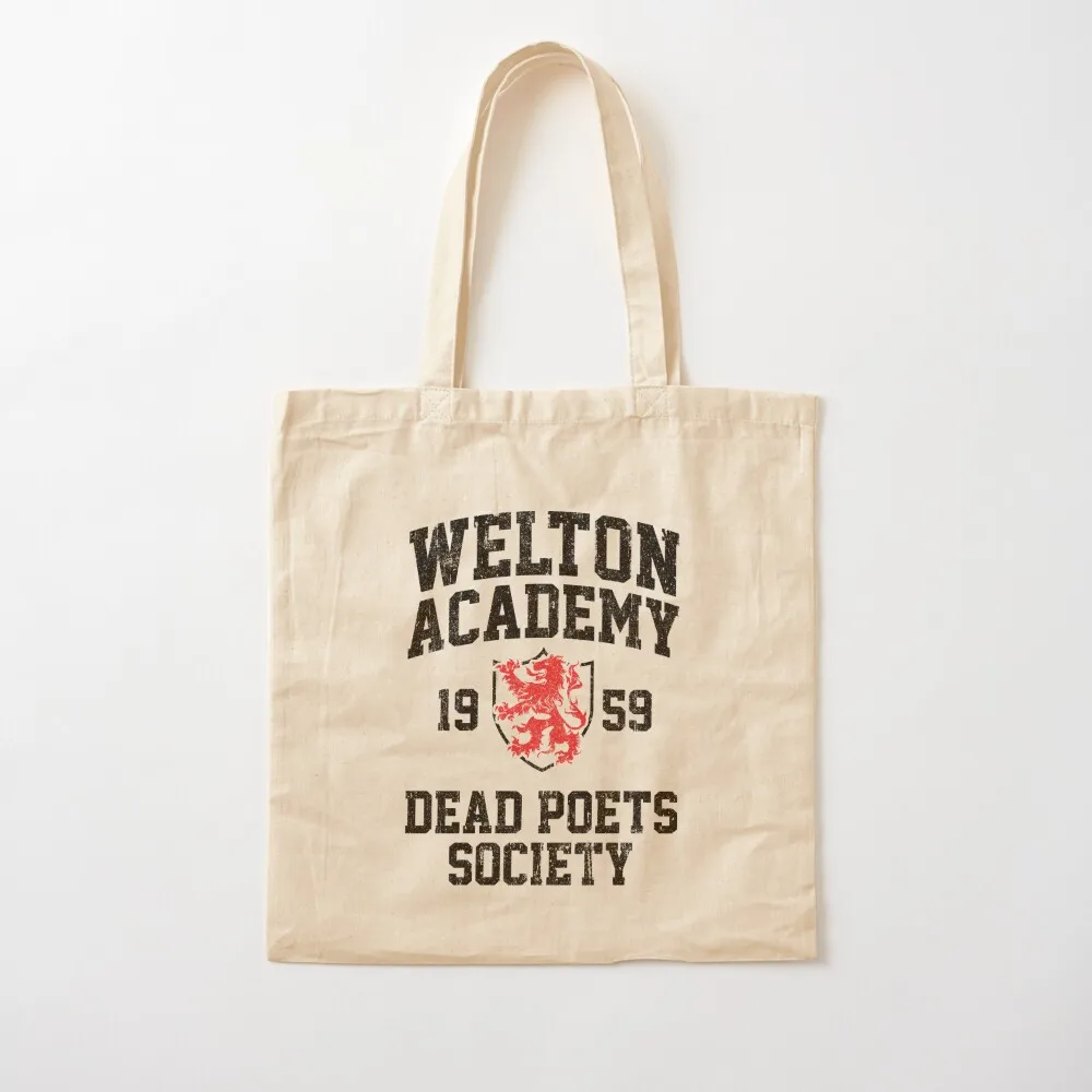 Welton Academy Dead Poets Society (Variant) Tote Bag Big bag men Women's handbag canvas Canvas