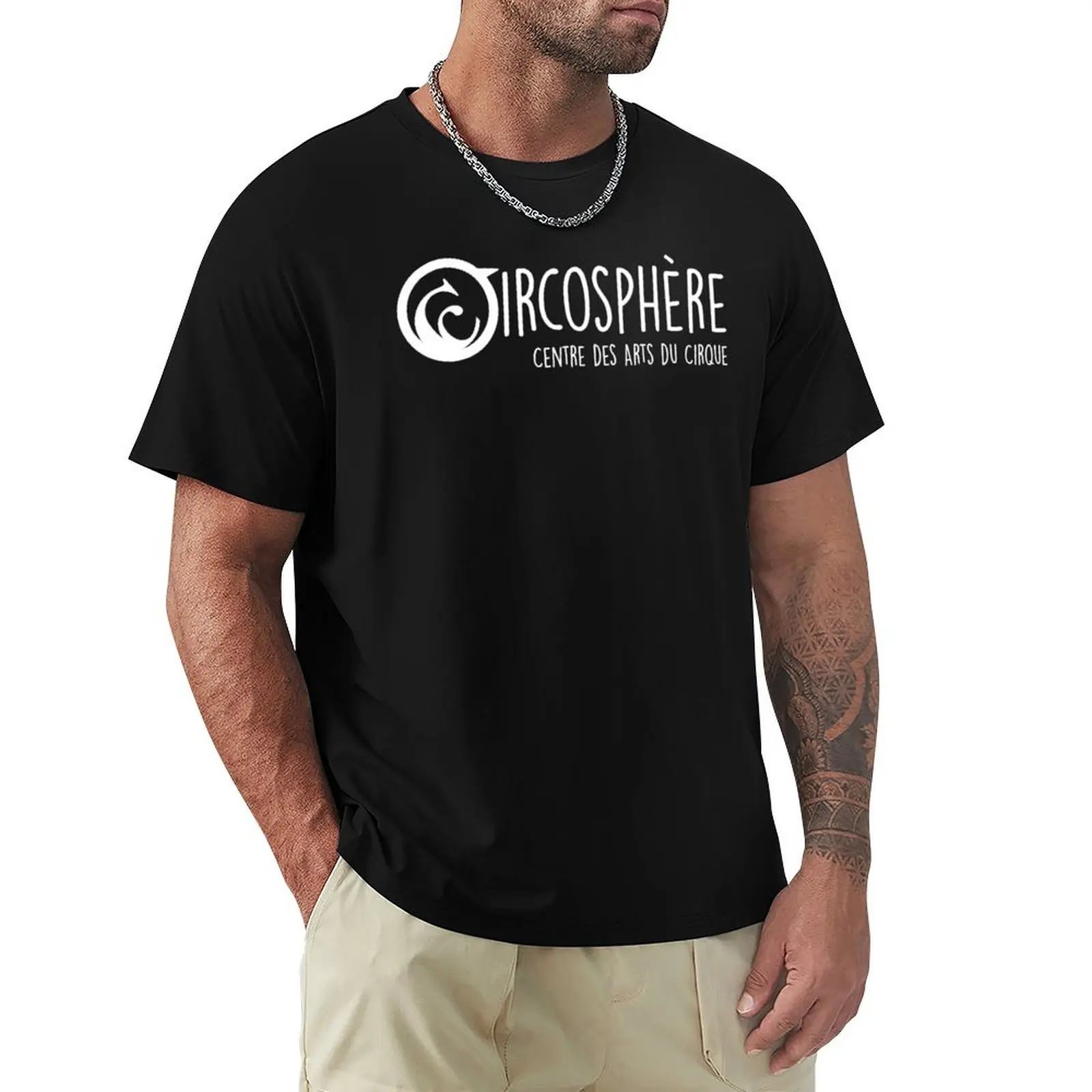 

Circosphere circus arts center White text T-Shirt sports fans blue lock valentines boutique clothes korean fashion men clothings