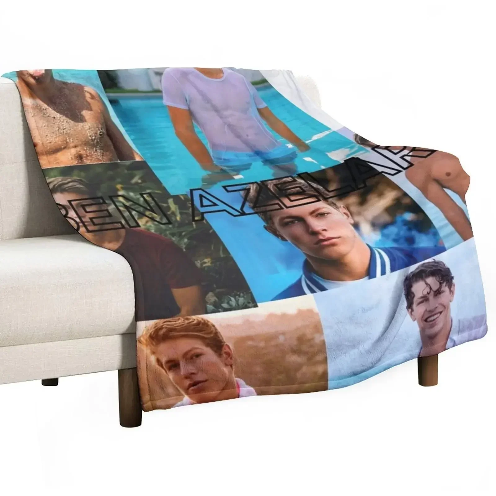 Ben Azelart - 4 pack Throw Blanket Picnic Fashion Sofas Blankets