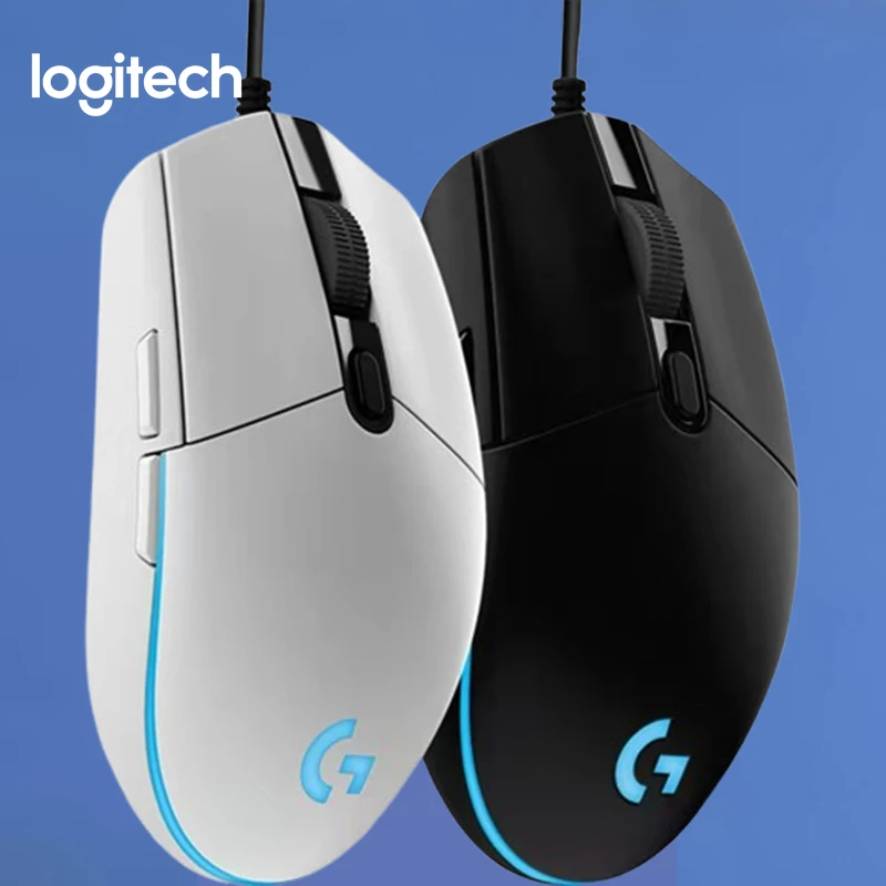 لوجيتك G102 ماوس ألعاب سلكي Lightspeed ماوس ألعاب لاسلكي 12K ديسيبل متوحد الخواص 6 أزرار إضاءة RGB لـ LOL CS