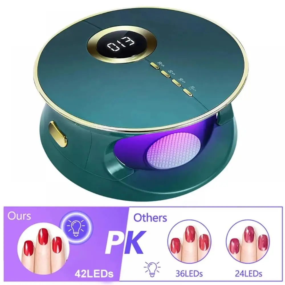 손톱용 LED 램프 전문 건조 램프, UV 젤 네일 광택제 건조, 빠른 건조 아트 살롱 장비, 매니큐어용 모든 용품, 168W