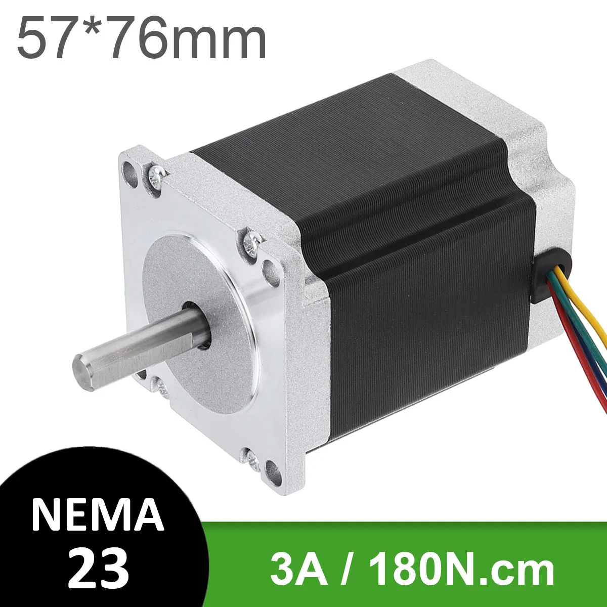 Silnik krokowy Nema 23 57 silnik 76mm 180N.cm silnik drukarki 3D do sprzętu automatyki grawerka CNC części drukarki 3D