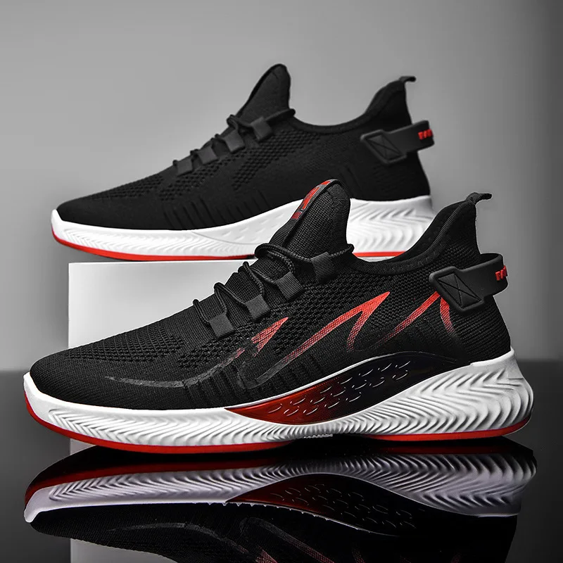 Chaussures de sport, chaussures de course pour hommes, chaussures d'extérieur en maille respirante et carillon, nouvelles chaussures d'été décontractées et à la mode