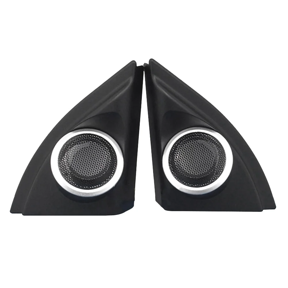 

Car Door Panel Audio Horn Cover Tweeter Triple-Cornered Speaker Loudspeaker Cover Trim for Vios Yaris