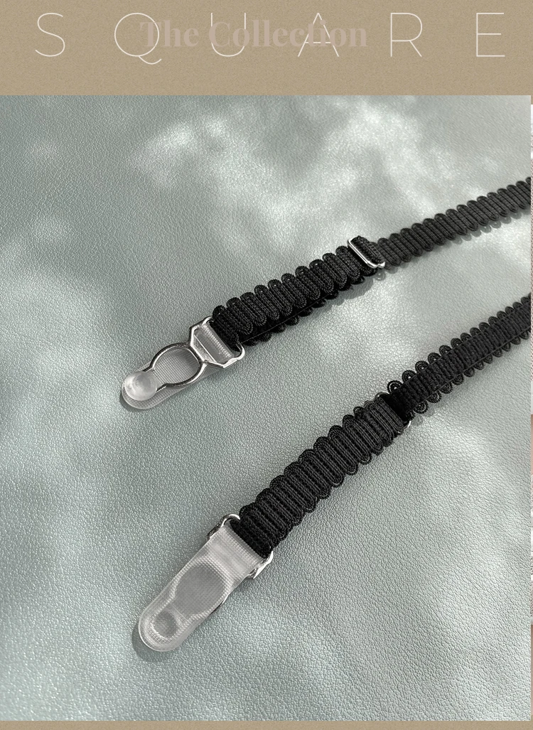 Clips Antideslizantes para Medias con Encaje de Corazón Clásico Retro, Cinturón de Ligas Sexy, Anillo Blanco para Pierna, Cin...
