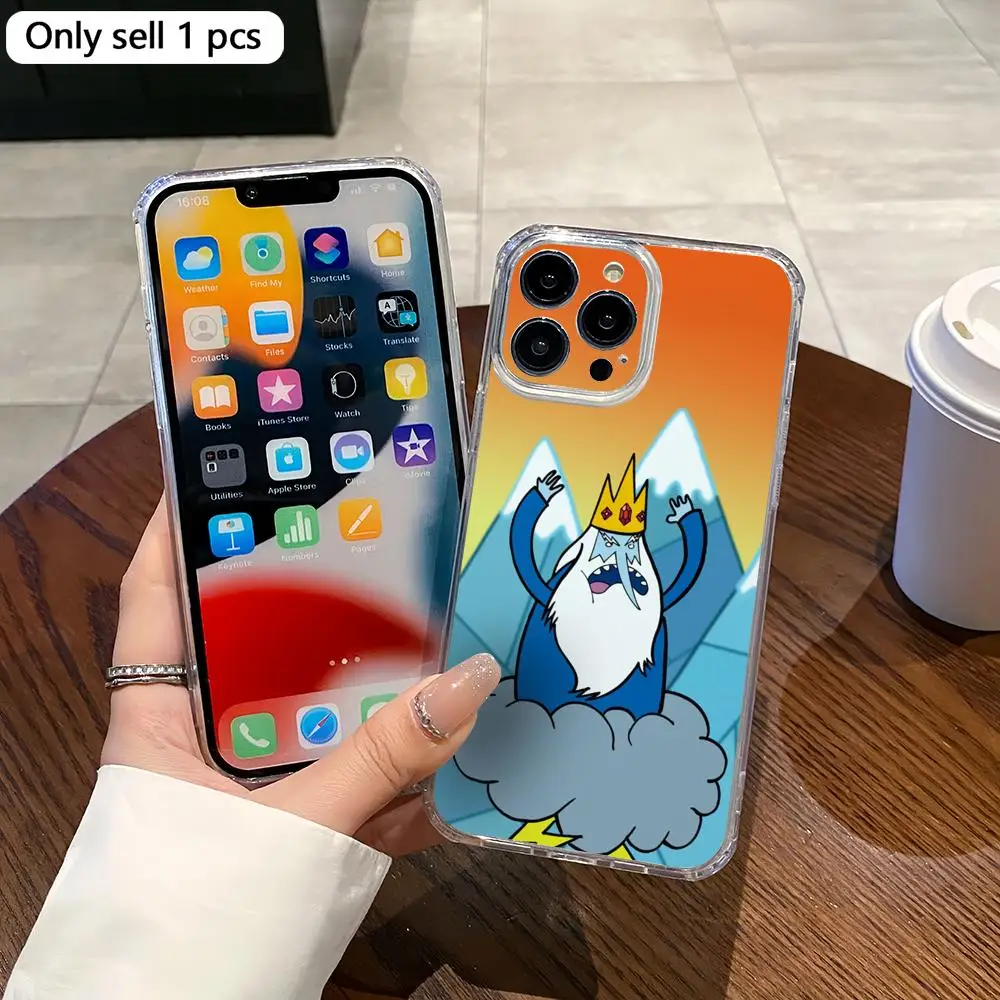 

I-ice King Magnetic Clear Phone Case for iPhone 17/16/15/14/13/12/11 Magsafe Compatible Transparent Shockproof Cover