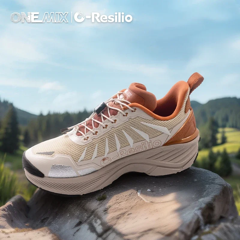 ONEMIX Trail Running Shoes for Men Camping Athletic Shoes Women Sneakers for Gym Autumn Winter Outdoor Anti-slip Trekking Shoes