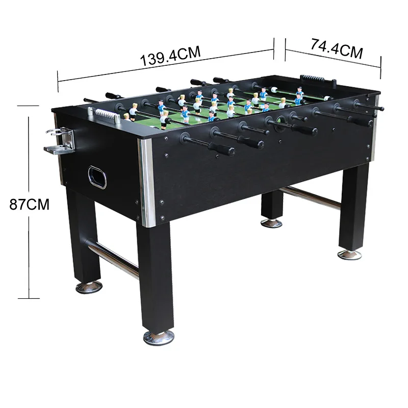 New Product Coin Operated Glass Top Foosball Table Professional Custom Foosball Soccer Table
