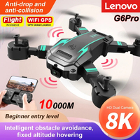 Original Lenovo G6Pro GPS Drone 8k 5G Wifi HD Aerial Photography RC Distance 4000M Professional Obstacle Avoidance QuadcopterToy