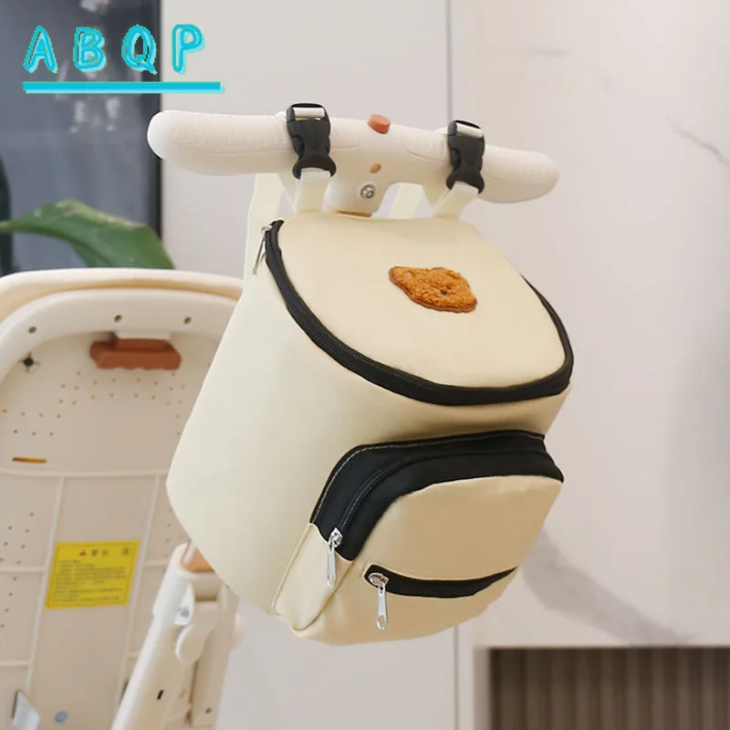 新しいベビーカーハンギングバッグ軽量でファッショナブルなベビー収納バッグ大容量ポータブルベビーカー収納バッグ