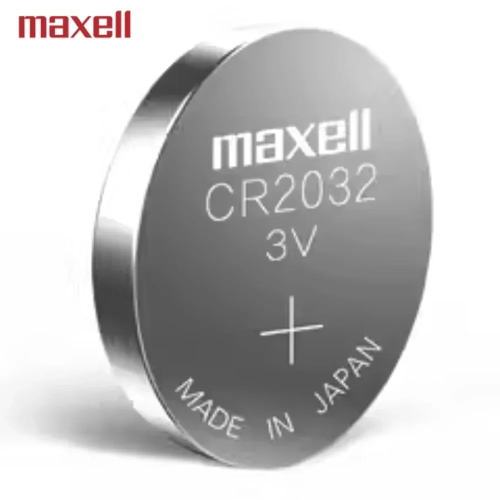 2PCS CR2032 Battery CR 2032 - 3V Lithium Button Cell Battery Batteries - Official Genuine Maxel l